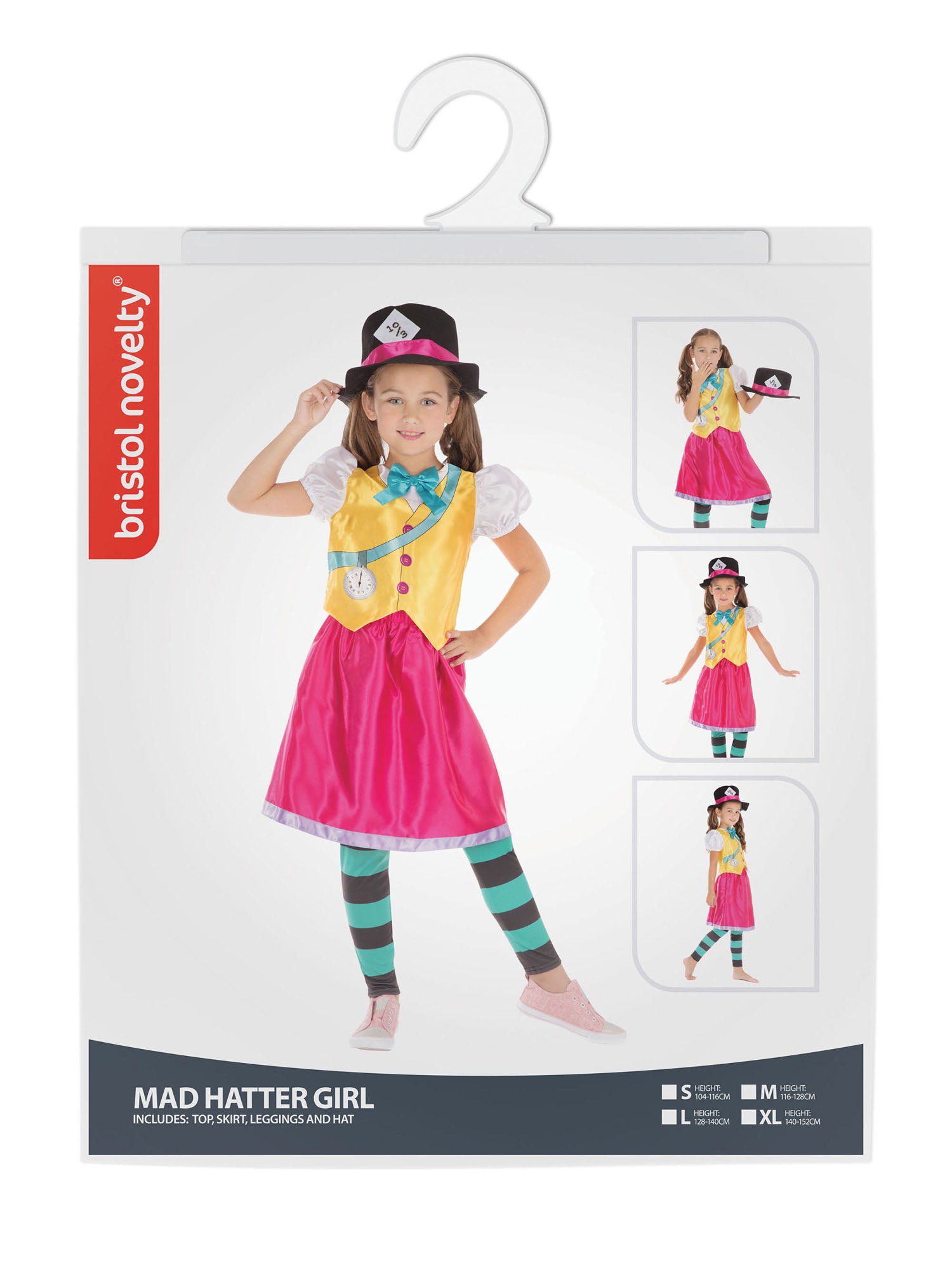 Kinderkostuum Mad Hatter Meisje