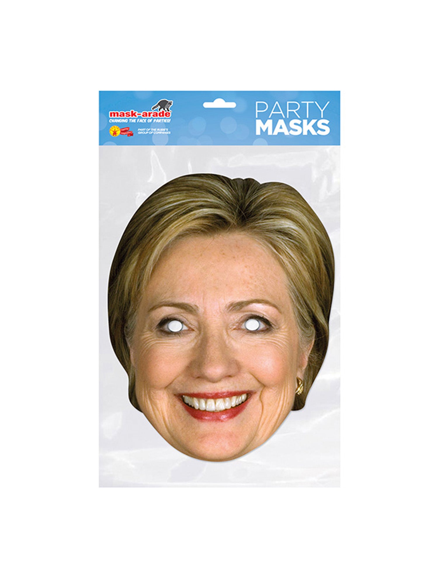 Hillary Clinton papieren Masker