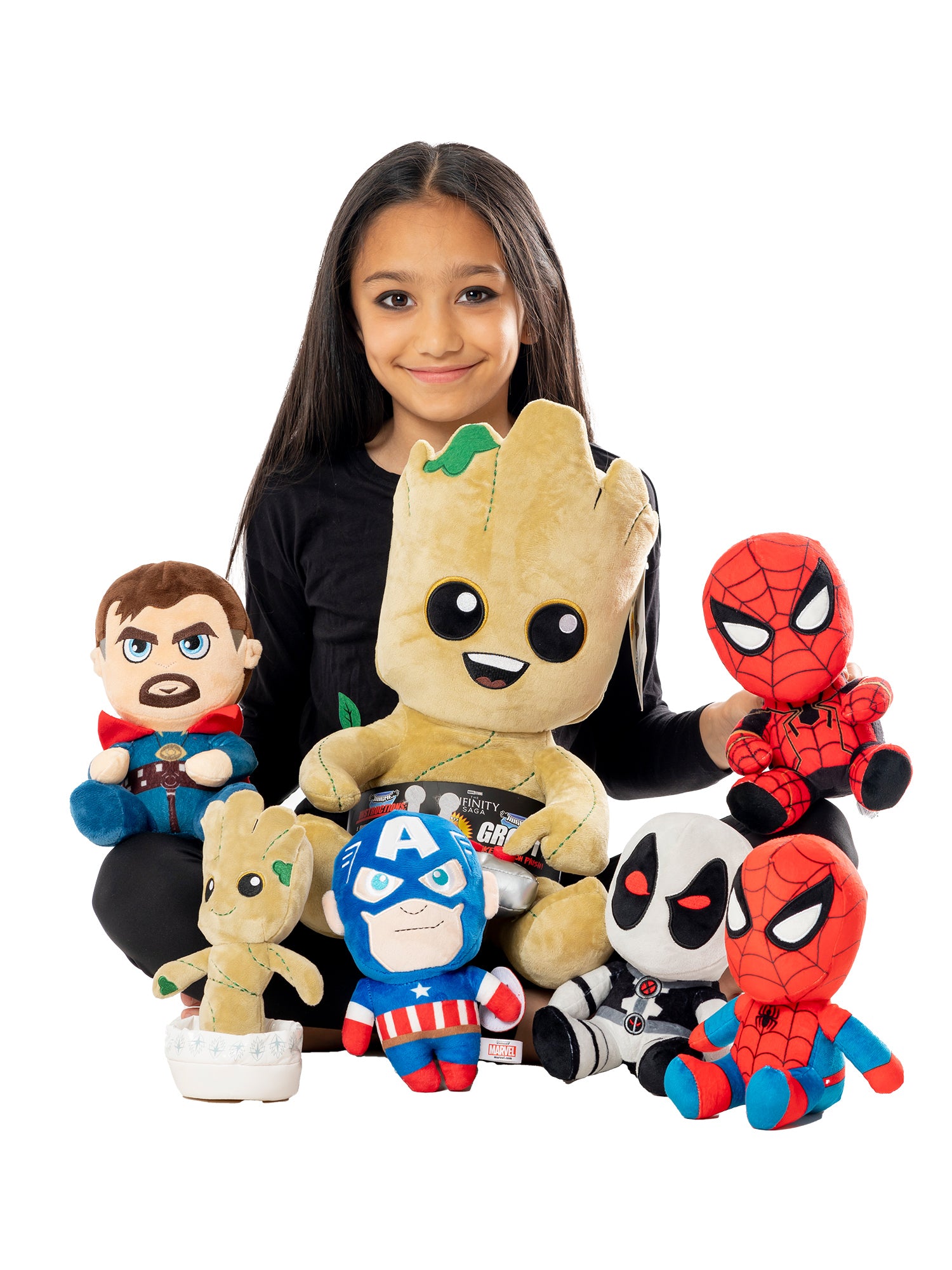 Klassieke Spider-Man Zittende Knuffel Phunny
